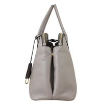 Prada Vitello Daino Double Zip Tote Side
