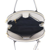 Prada Vitello Daino Double Zip Tote Whole interior
