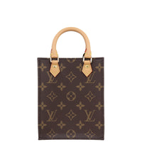 Louis Vuitton Petite Sac Plat Monogram Front
