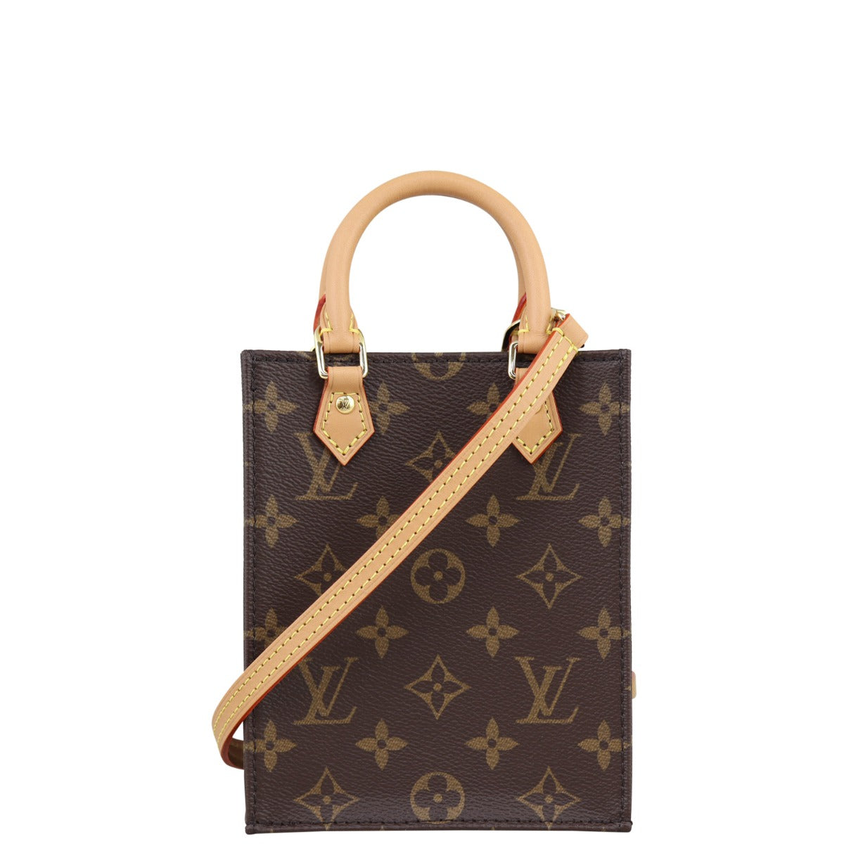 Louis Vuitton Petite Sac Plat Monogram Front
