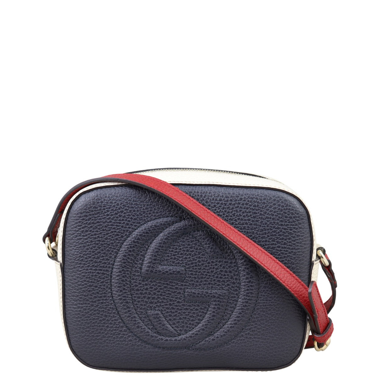 Gucci Soho Leather Shoulder Bag Tri-colour Front
