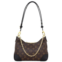 Louis Vuitton Boulogne Monogram Noir Front showing strap
