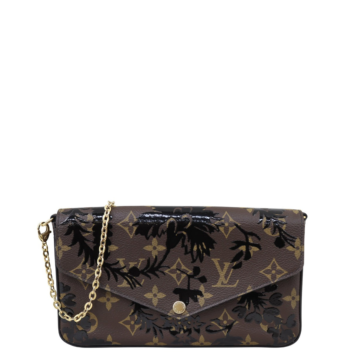 Louis Vuitton Pochette Felicie Monogram Blossom Front with strap