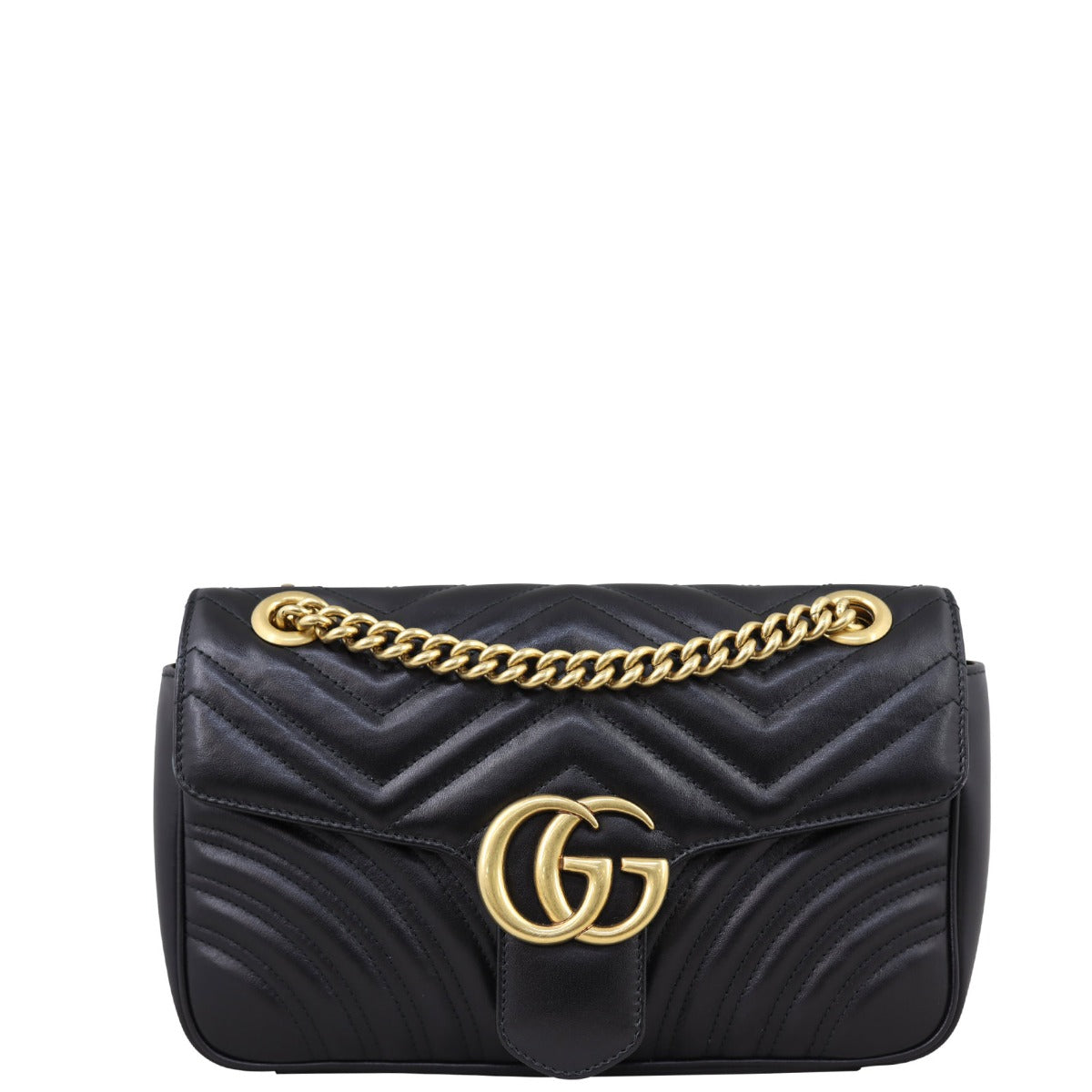 Gucci GG Marmont Matelasse Small Shoulder Bag Front