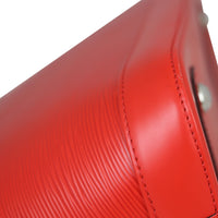 Louis Vuitton Alma PM Epi Corner close up