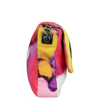 Chanel Flower Power Canvas Messenger Bag Side