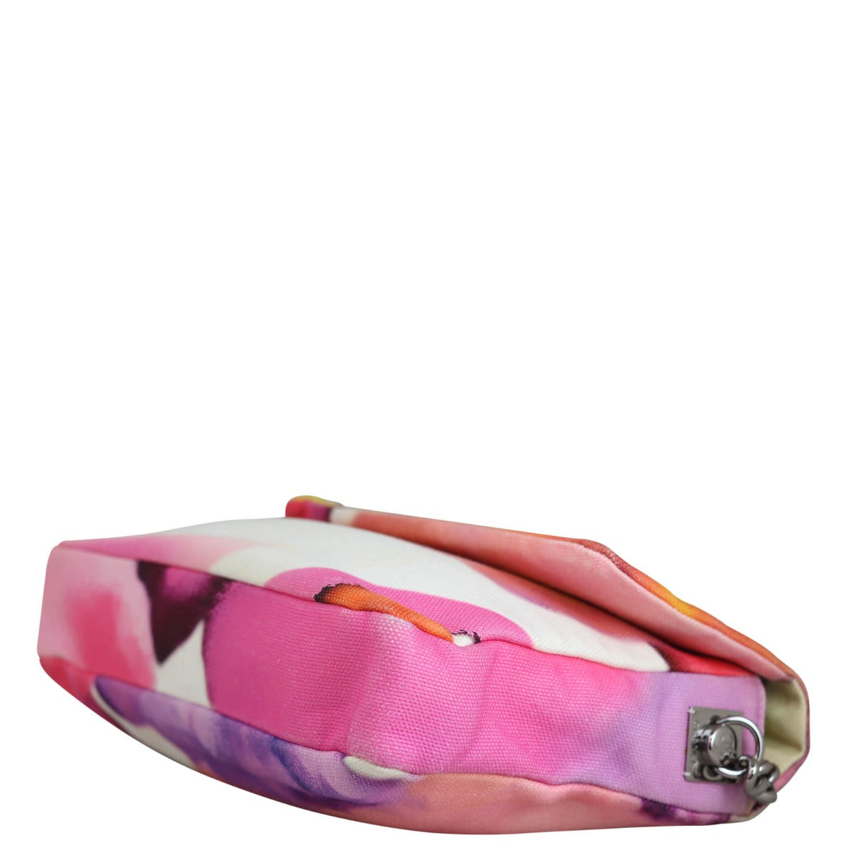 Chanel Flower Power Canvas Messenger Bag Corner distance