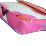 Chanel Flower Power Canvas Messenger Bag Corner close up