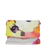 Chanel Flower Power Canvas Messenger Bag Front