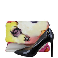 Chanel Flower Power Canvas Messenger Bag Shoe