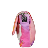 Chanel Flower Power Canvas Messenger Bag Side