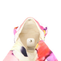 Chanel Flower Power Canvas Messenger Bag Interior