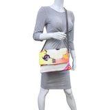 Chanel Flower Power Canvas Messenger Bag Mannequin