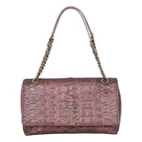 Chanel Python CC Flap Bag Front