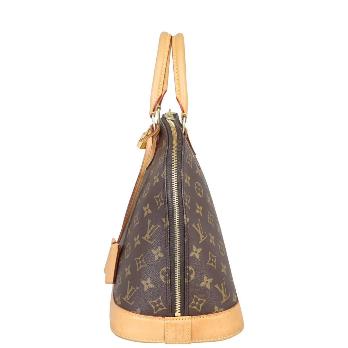 Gucci GG Supreme Padlock Small Shoulder Bag Side