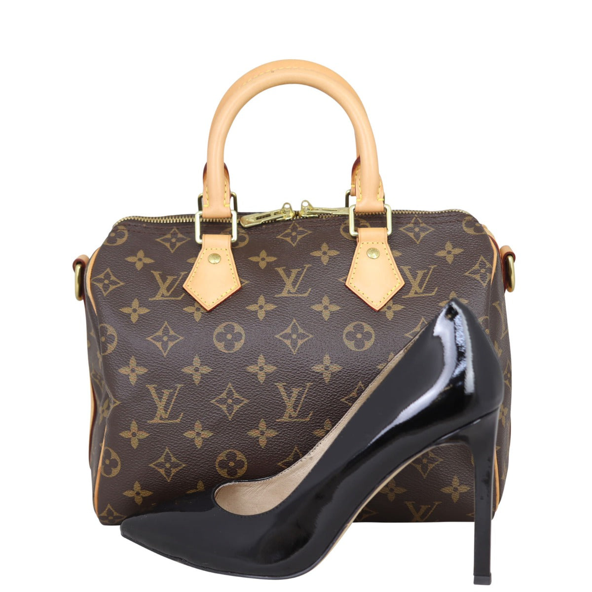 Louis Vuitton Speedy 25 Bandouliere Monogram Shoe