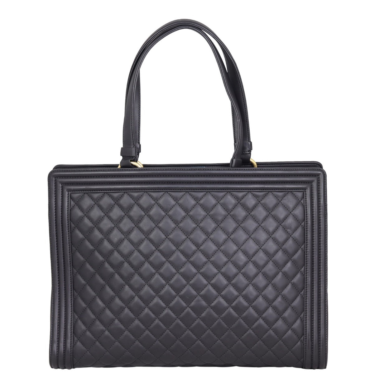 Chanel Boy Shopping Tote Back