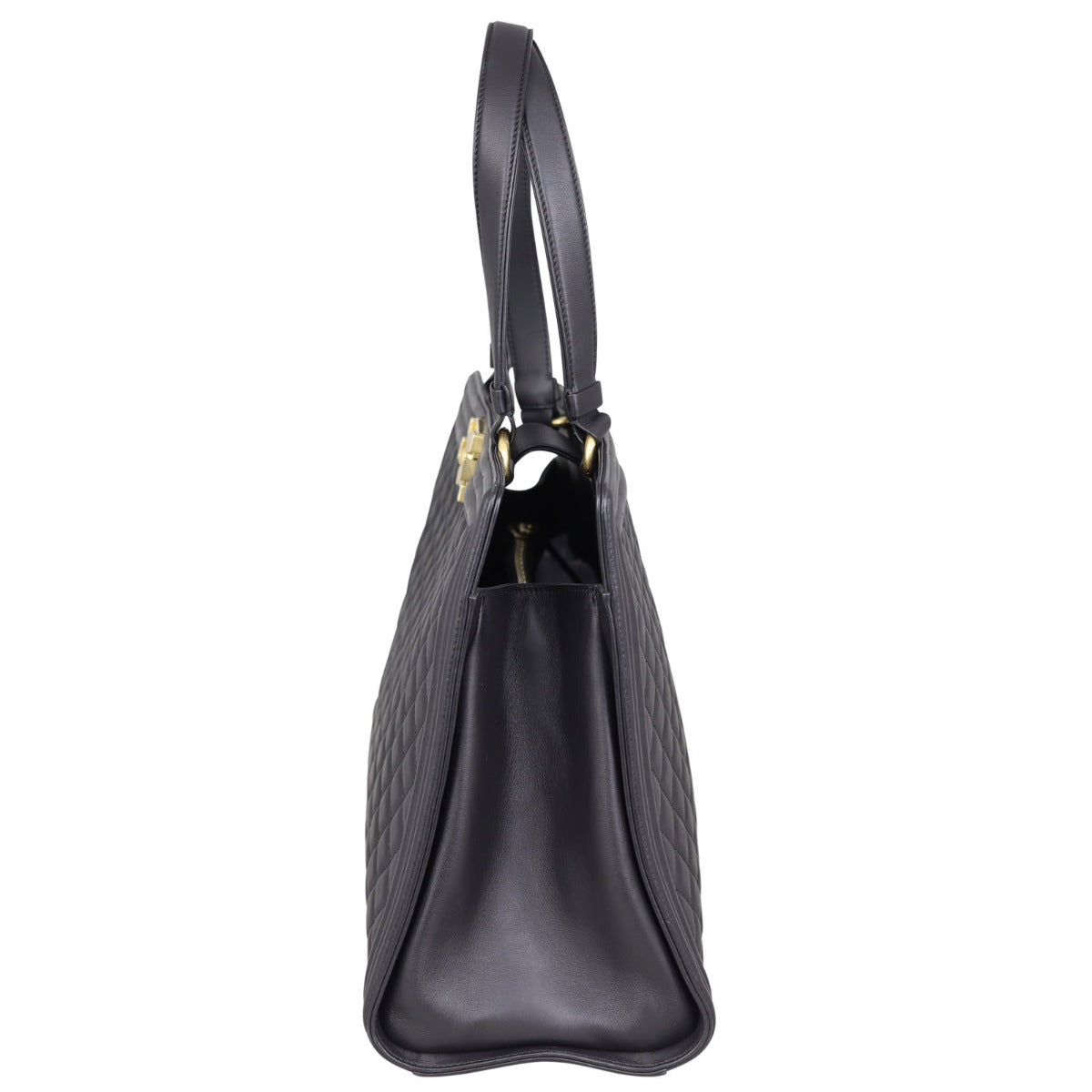 Chanel Boy Shopping Tote Side