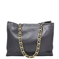 Chanel Vintage CC Jumbo XL Chain Shoulder Bag Back