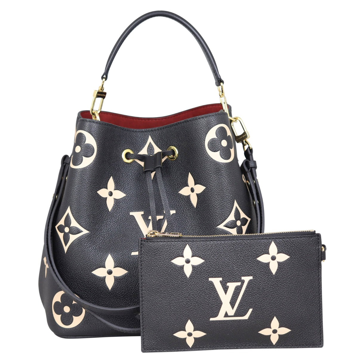 Louis Vuitton NeoNoe MM Monogram Empreinte Giant Front with Components