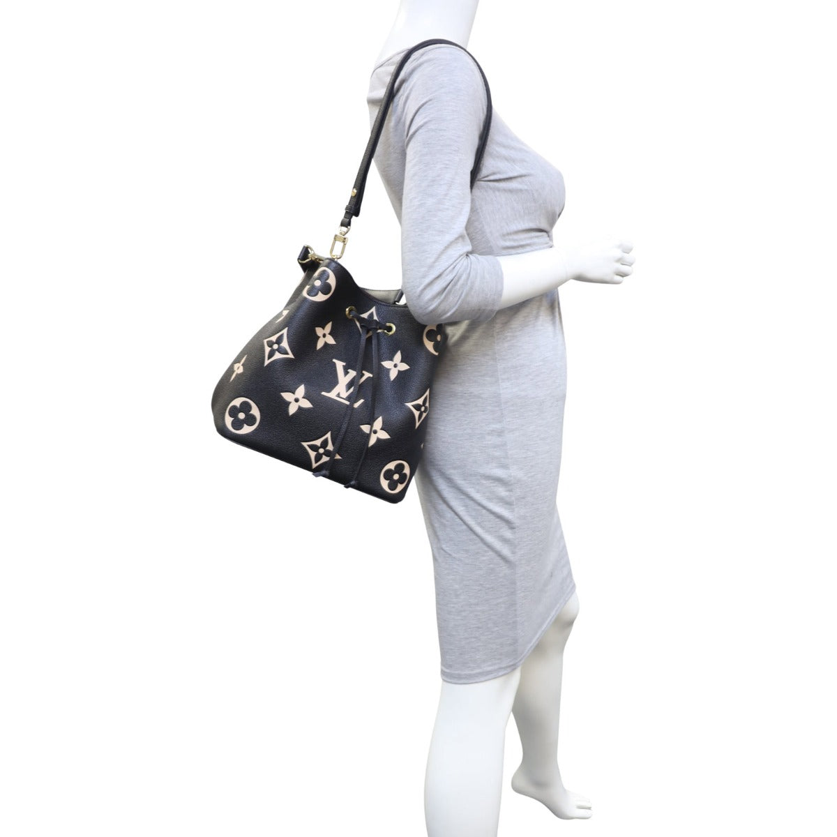 Louis Vuitton NeoNoe MM Monogram Empreinte Giant Mannequin