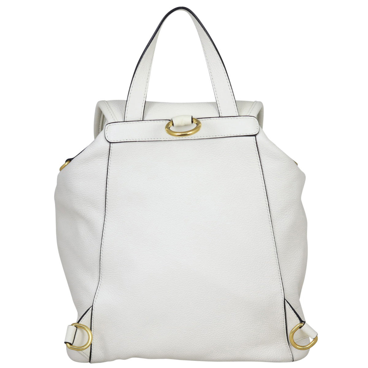 Prada Vitello Daino Convertible Strap Backpack Back