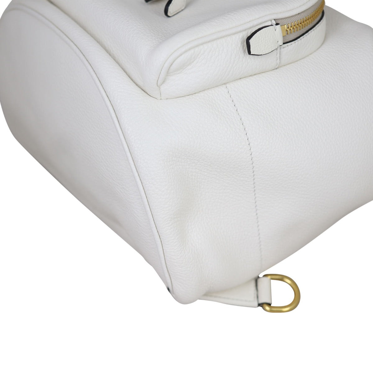 Prada Vitello Daino Convertible Strap Backpack Corner Closeup