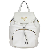 Prada Vitello Daino Convertible Strap Backpack Front