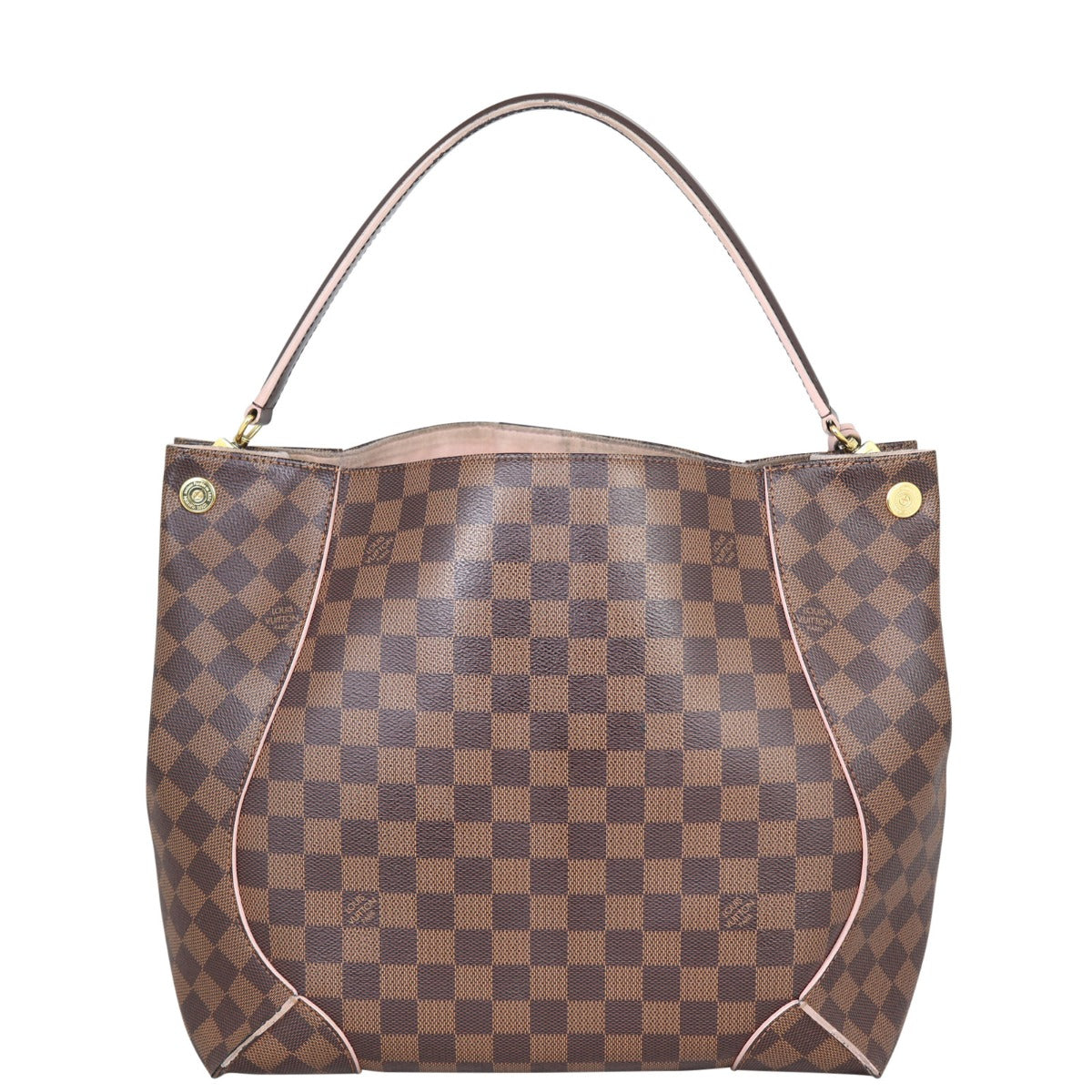Louis Vuitton Caissa Hobo Damier Ebene Front