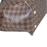 Louis Vuitton Caissa Hobo Damier Ebene Corner Closeup