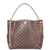 Louis Vuitton Caissa Hobo Damier Ebene Front