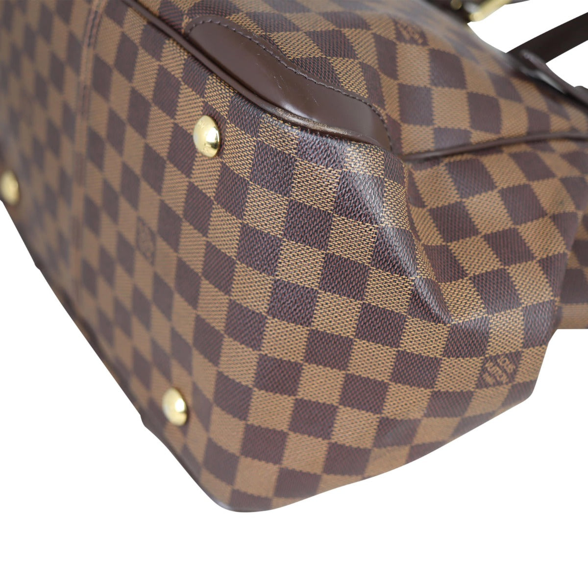Louis Vuitton Verona MM Damier Ebene Corner Closeup