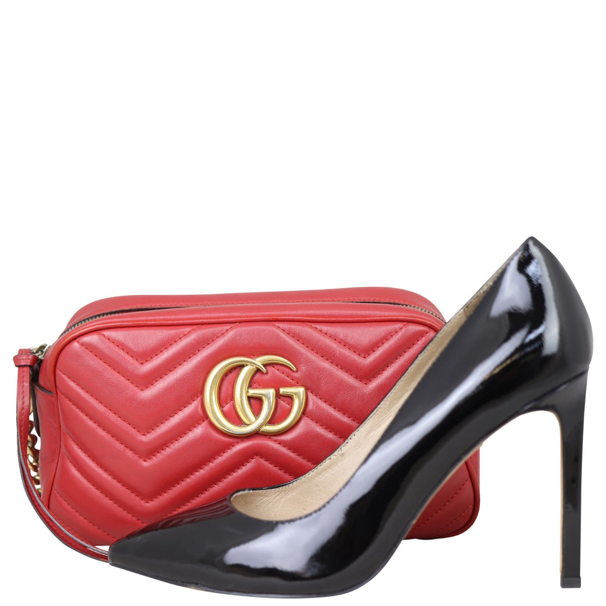 Gucci GG Marmont Small Camera Bag Shoe