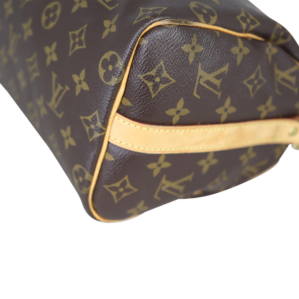 Louis Vuitton Speedy 25 Bandouliere Monogram Corner Closeup