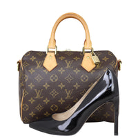 Louis Vuitton Speedy 25 Bandouliere Monogram Shoe