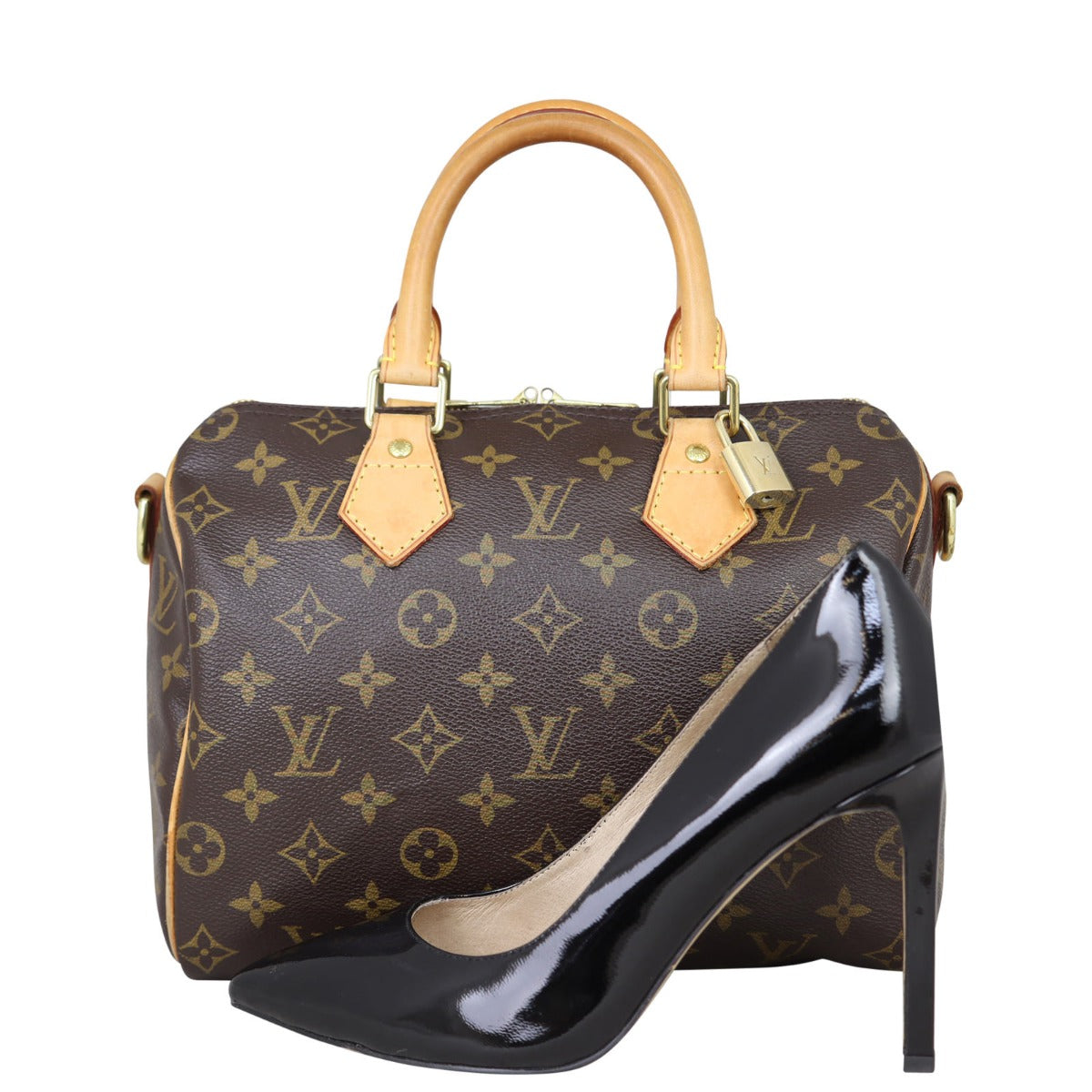 Louis Vuitton Speedy 25 Bandouliere Monogram Shoe
