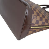 Louis Vuitton Alma PM Damier Ebene Corner Closeup