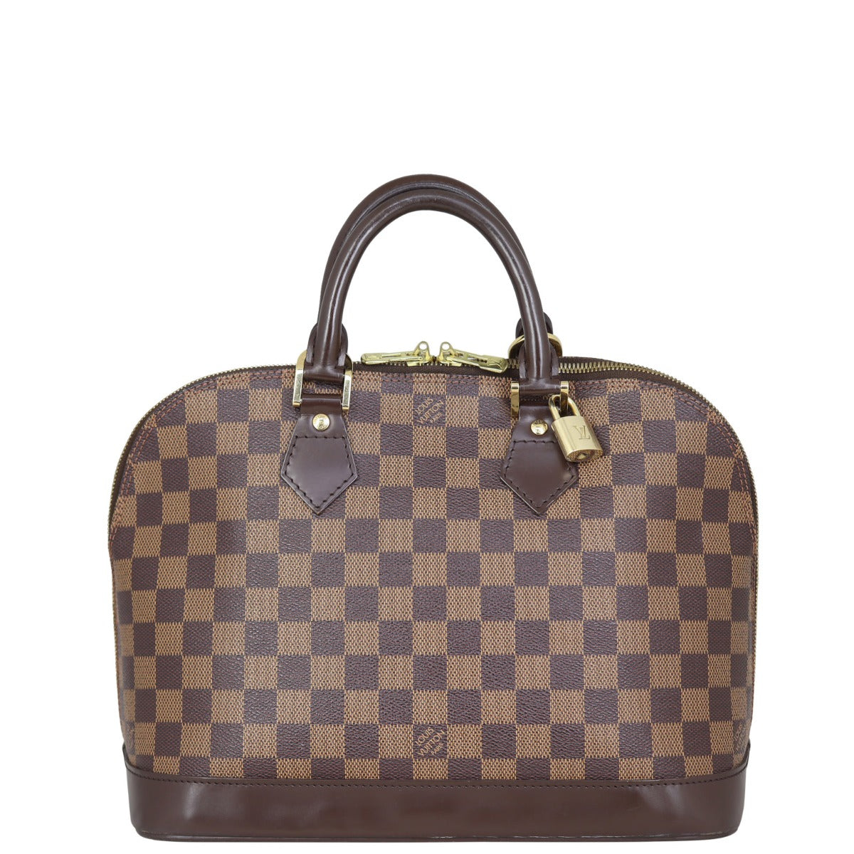 Louis Vuitton Alma PM Damier Ebene Front