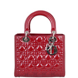 Dior Lady Dior Medium (red) Front 