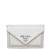 Prada Saffiano Mini Envelope Bag Front