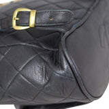 Chanel Duma Quilted Backpack Vintage Corner Closeup