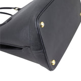 Prada Saffiano Lux Promenade Medium Corner Closeup