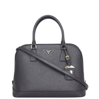 Prada Saffiano Lux Promenade Medium Front with Strap