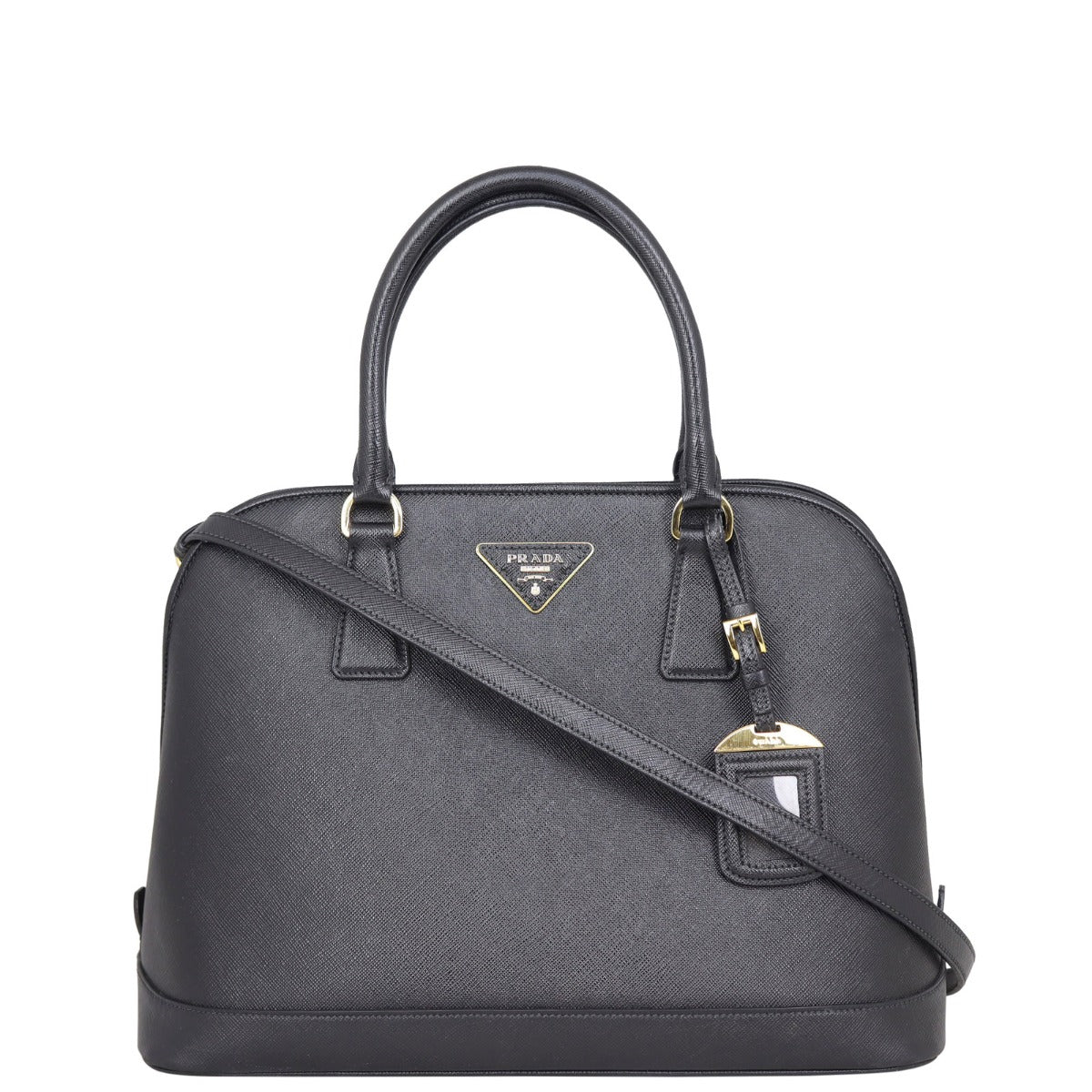 Prada Saffiano Lux Promenade Medium Front with Strap