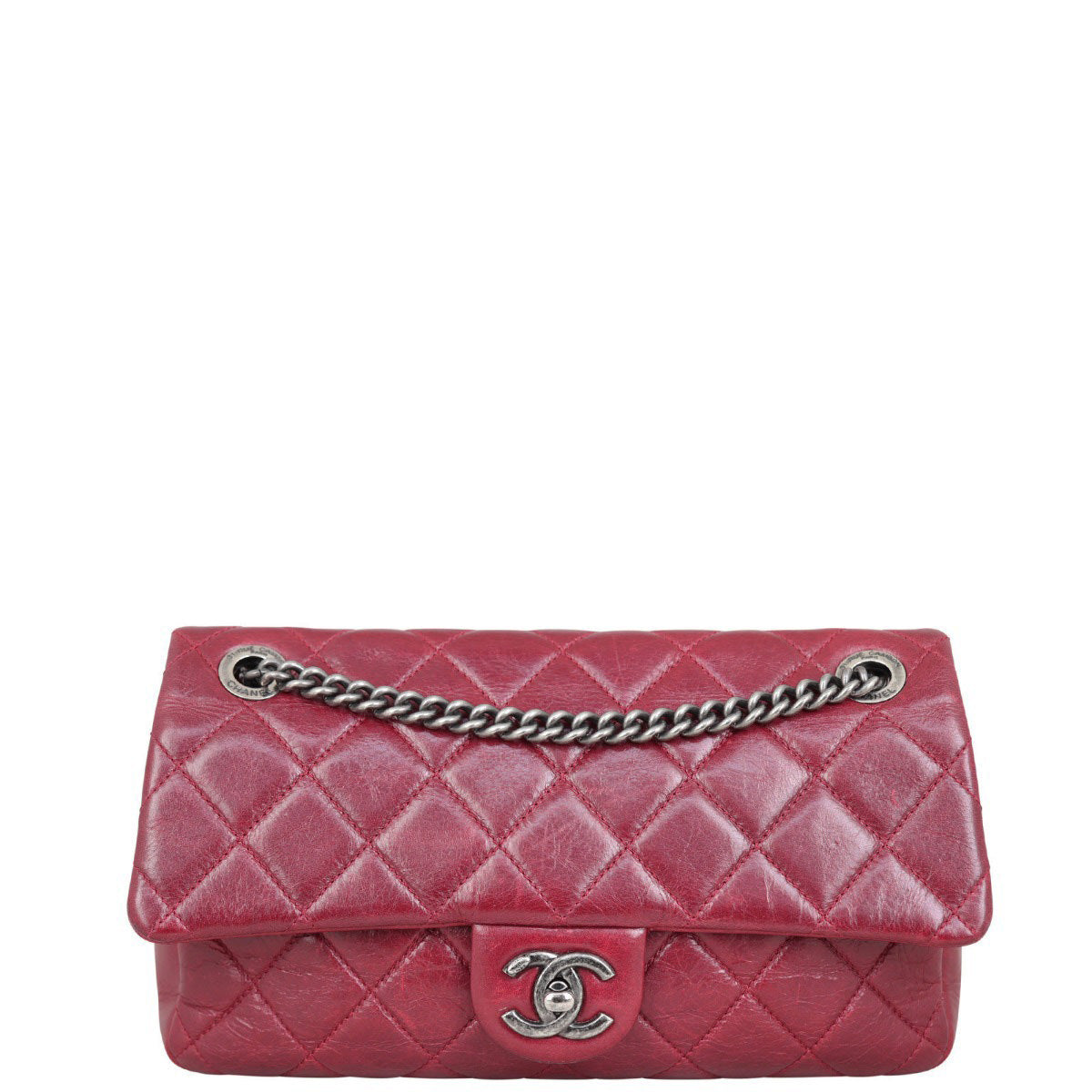 Chanel Duo Colour Flap Bag Medium Front