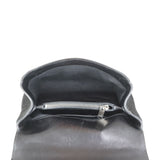 Saint Laurent College Medium Croc-Embossed Nubuck Interior