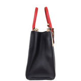 Louis Vuitton City Steamer MM (black, beige and red) Side