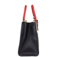 Louis Vuitton City Steamer MM (black, beige and red) Side