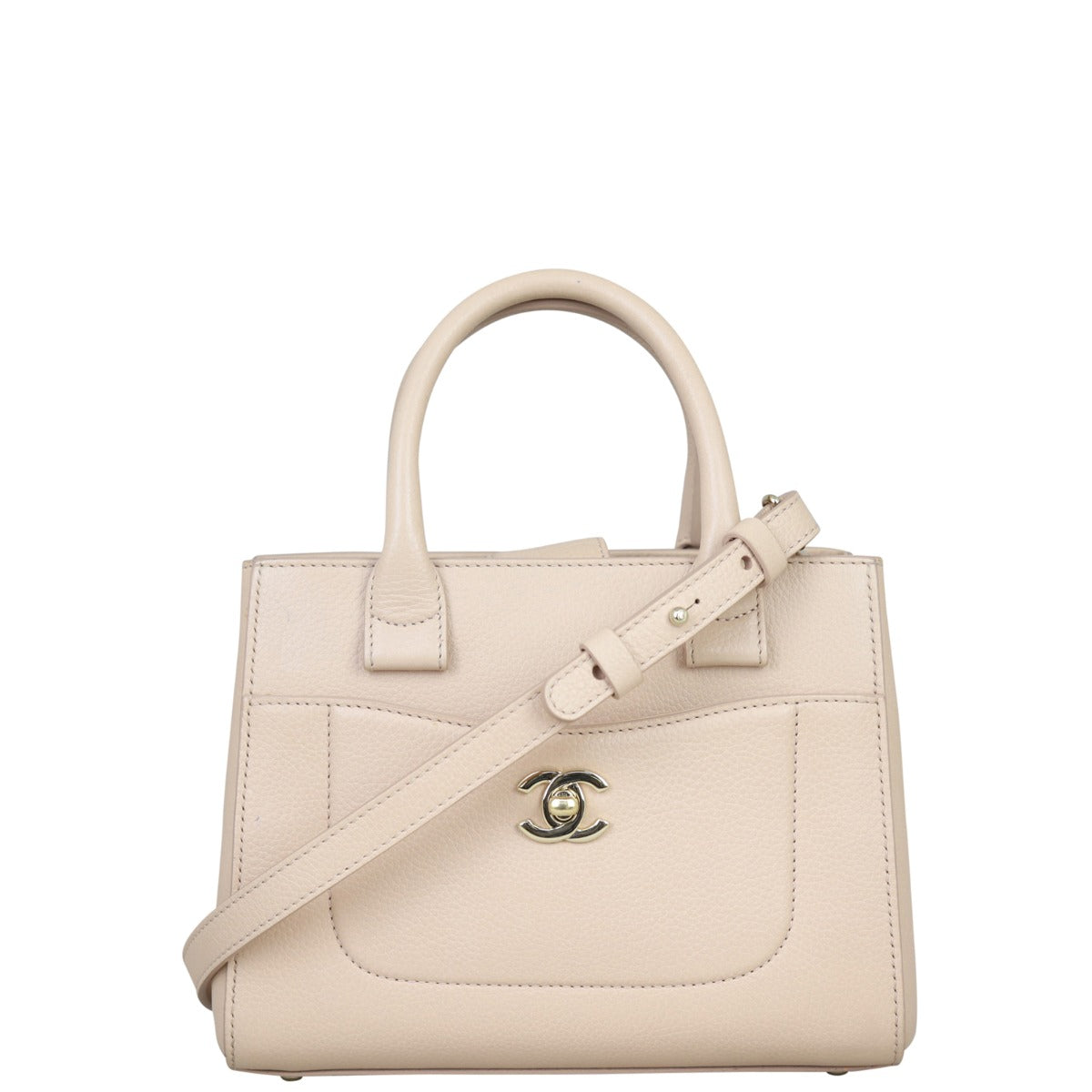 Chanel Neo Executive Mini Tote Front with Strap