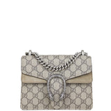 Gucci Dionysus GG Supreme Mini Shoulder Bag Front with Strap